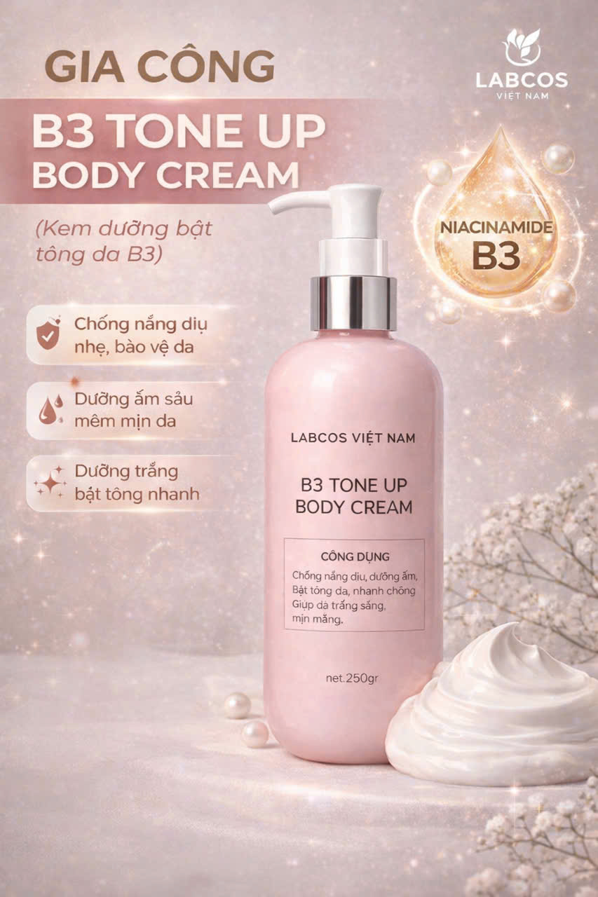  B3 TONE UP BODY CREAM – XU HƯỚNG BODY HOT TREND HÈ 2026 