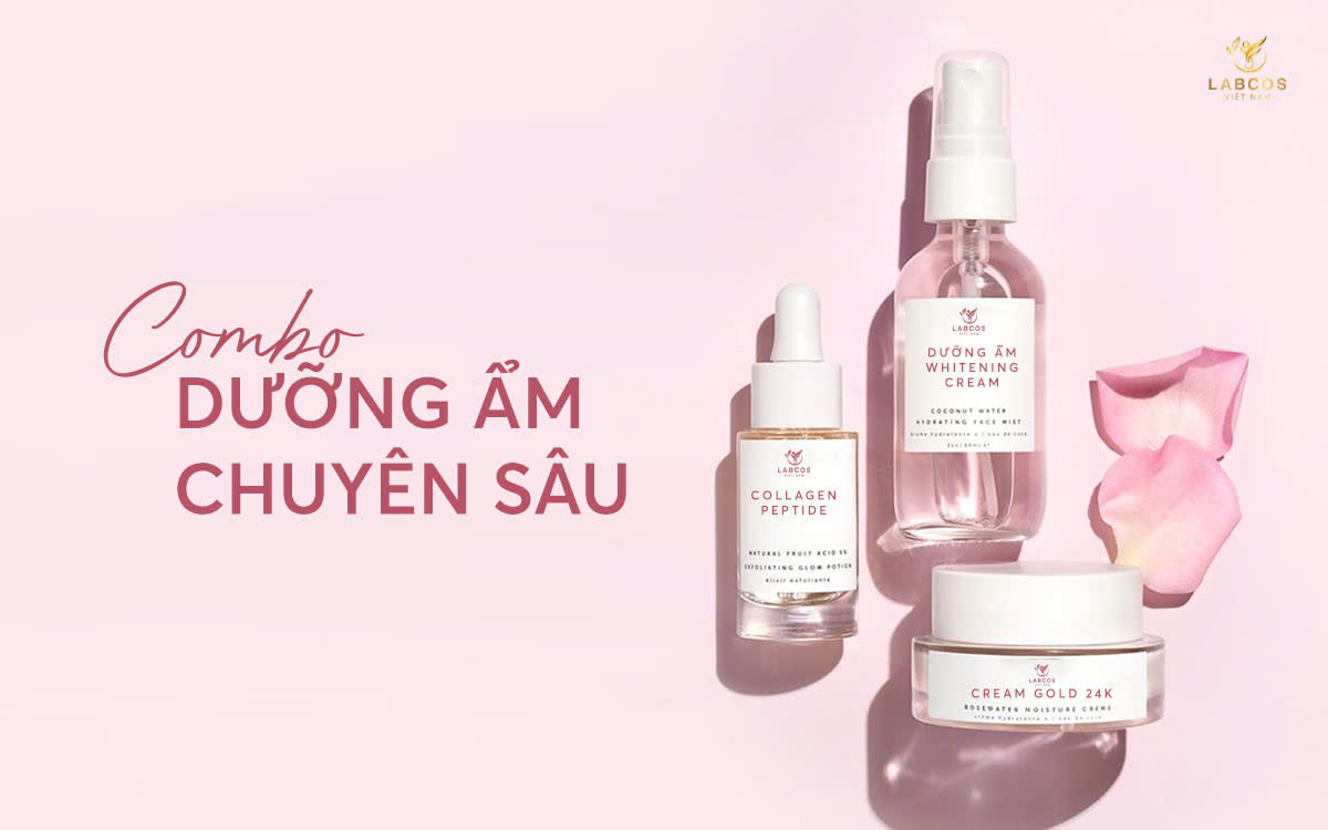 GIA CÔNG COMBO DƯỠNG ẨM CHUYÊN SÂU DÀNH CHO DA MẶT