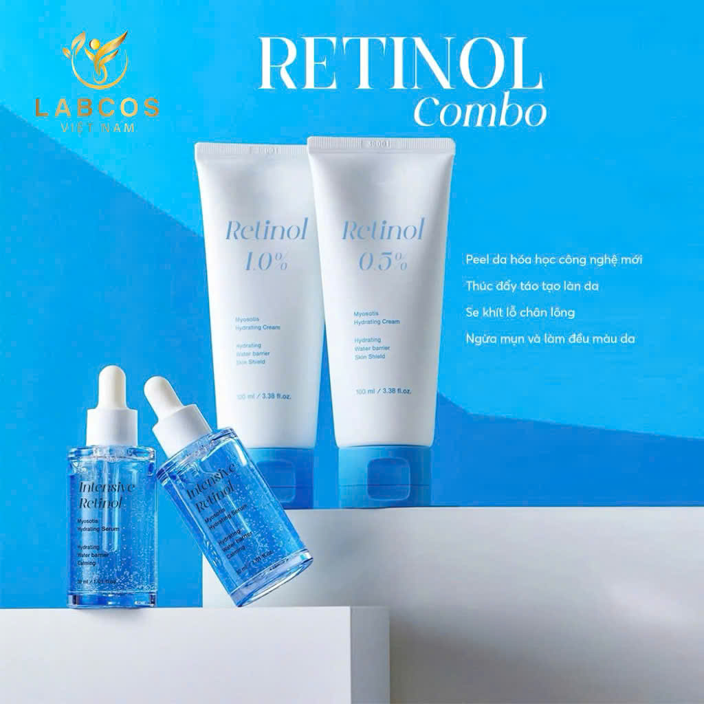 GIA CÔNG BỘ ĐÔI SẢN PHẨM KEM DƯỠNG ẨM VÀ SERUM RETINOL. “ NGÔI SAO” KHÔNG THỂ THIẾU TRONG QUY TRÌNH CHĂM SÓC DA CHUYÊN SÂU